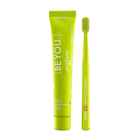 Зубная паста Curaprox отбеливающая Яблоко и Алоэ 90мл+Ультра-мягкая зубная щетка