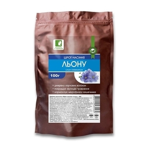 Шрот семена льна 100 г Красота и Здоровье