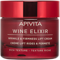 Крем Apivita WINE ELIXIR при зморшках для збільшення пружності шкіри з бджолиним воском 50мл