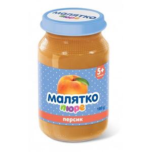 Пюре Малятко персик стекло 180 г