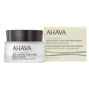Крем Ahava для обличчя зволожуючий, що омолоджує, вирівнює тон SPF20 50мл