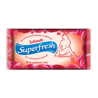 Салфетка ФрешБери Super Fresh влажная Intimate №15