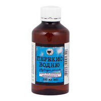 Перекис водню розчин 3% по 200 мл у флаконі 1 шт. - Житомирська ФФ
