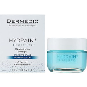 Крем-гель Dermedic Hydrain3 Hialuro Гиалуроновый ультра увлажняющий 50г