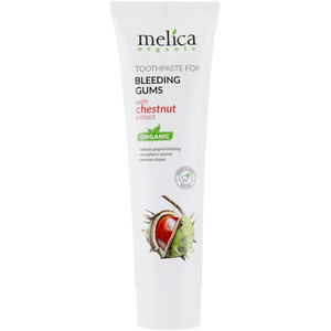 Зубна паста Melica Organic Для кровоточивих ясен з екстрактом каштанa 100 мл
