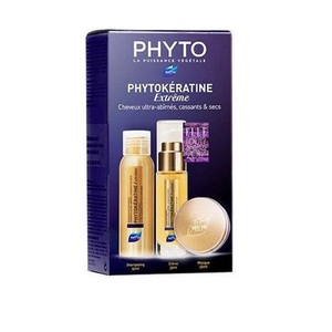 Набор Phyto Фитокератин Экстрем (Шампунь 50 мл + Крем 30 мл + Маска 50 мл)