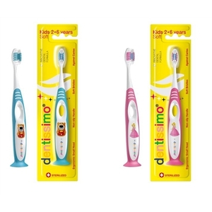 Зубная щетка Dentissimo Kids с 2-6 лет с мягкой щетиной