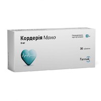 Кордерия моно табл. 8мг №30 (10*3)
