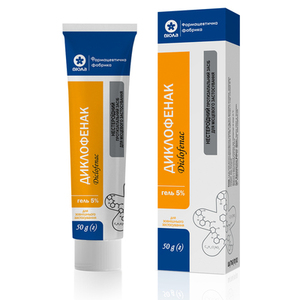 Диклофенак гель 5% ламин.туба 50г Виола