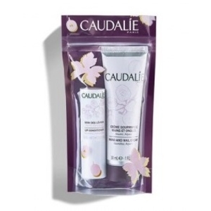 Набор Caudalie2347 Зимний дуэт (Крем для рук 30мл+Кондиционер д/губ увлажняющий антиоксидант 4,5г)
