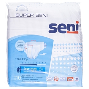 Подгузники для взрослых SENI 110-150см №10 large