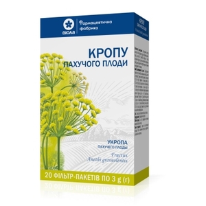 Кропу пахучого плоди по 3 г у фільтр-пакетиках 20 шт.