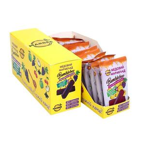 Мармелад Marbee медовый Bumblebee мед пряности-виноград 50г