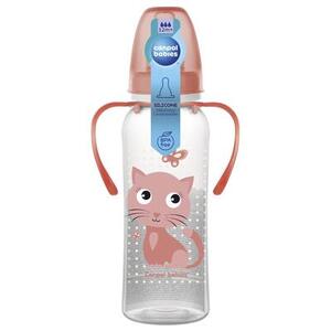 Бутылочка Canpol с рисунком и ручкой BPA 0% коллекция цветная ферма 250 мл