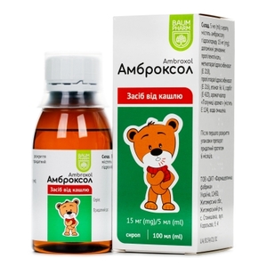 Амброксол-Вишфа сироп 15 мг/5 мл по 100 мл во флаконе 1 шт.