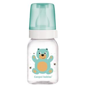 Бутылочка Canpol 11/851 BPA FREE с рис.Веселые зверьки 120 мл