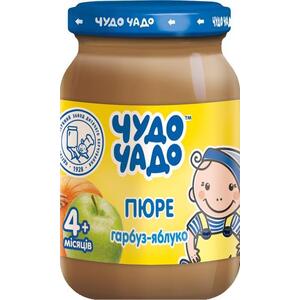 Пюре Чудо-чадо из тыквы и яблок с сахаром 170 г