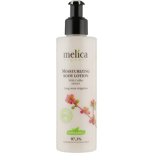 Молочко Melica Organic Увлажняющее для тела с экстрактом кофе 200 мл