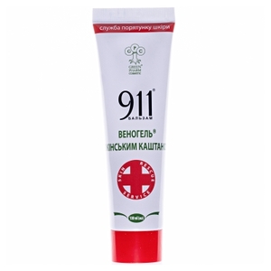 Веногель 911 с конским каштаном туба 100мл ГринФарм
